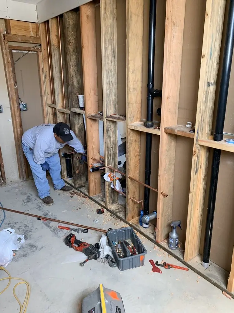 Commercial rough-in plumbing for Water Heater Replacement in Mira Loma